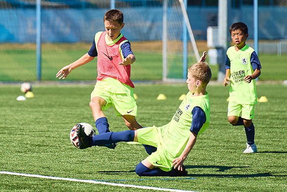 Auswärtscamp der Löwen-Fußballschule