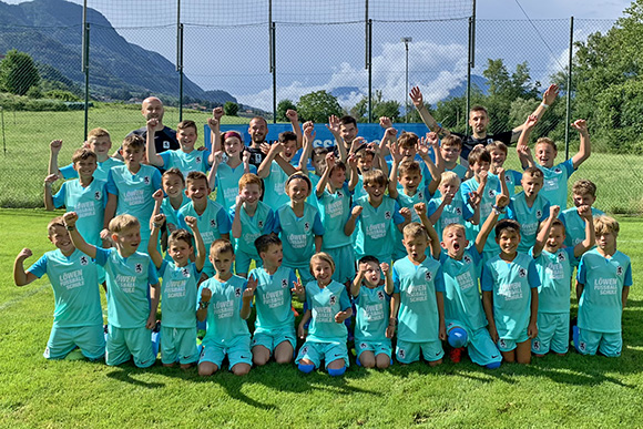 Auswärtscamp der Löwen-Fußballschule