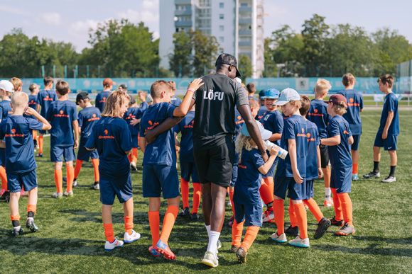Auswärtscamp der Löwen-Fußballschule in Karlsfeld