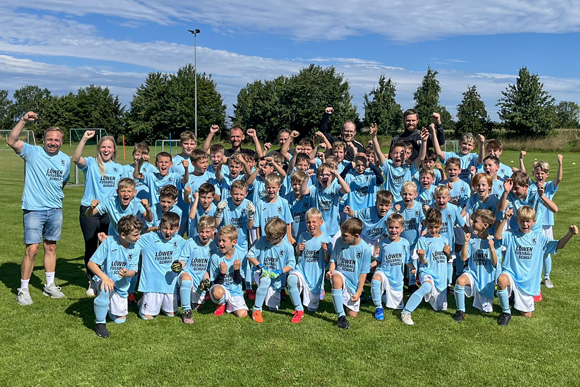 Auswärtscamp der Löwen-Fußballschule in Landsberied