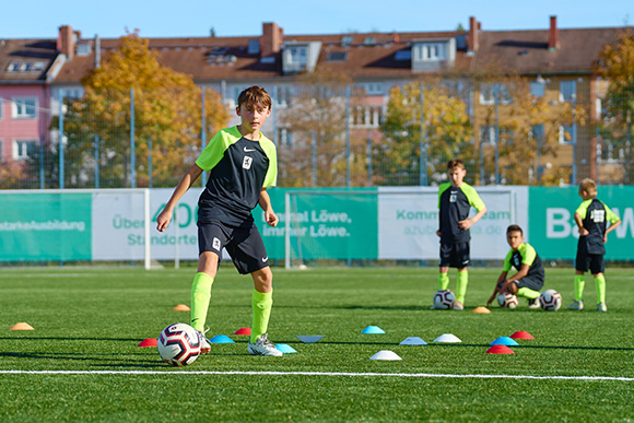 Talentfördertraining der Löwen-Fußballschule