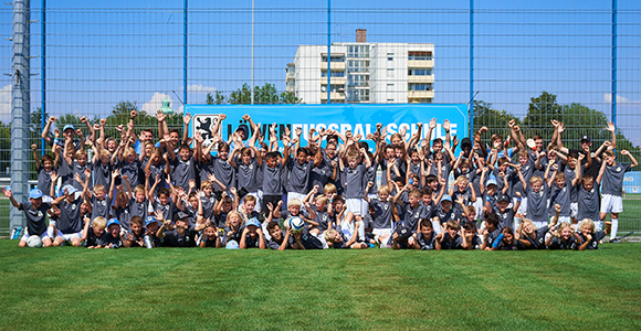 Ein voller Erfolg: Die Sommercamps der Löwen-Fußballschule. Foto: TSV 1860