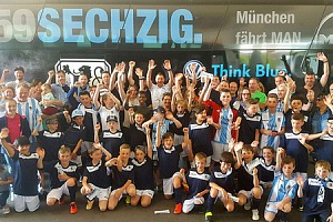 Spieltagscamp der Löwen-Fußballschule zum Heimspiel gegen Paderborn. Foto: TSV 1860