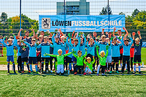 Ein voller Erfolg: Das Torwartcamp der Löwen-Fußballschule. Foto: TSV 1860